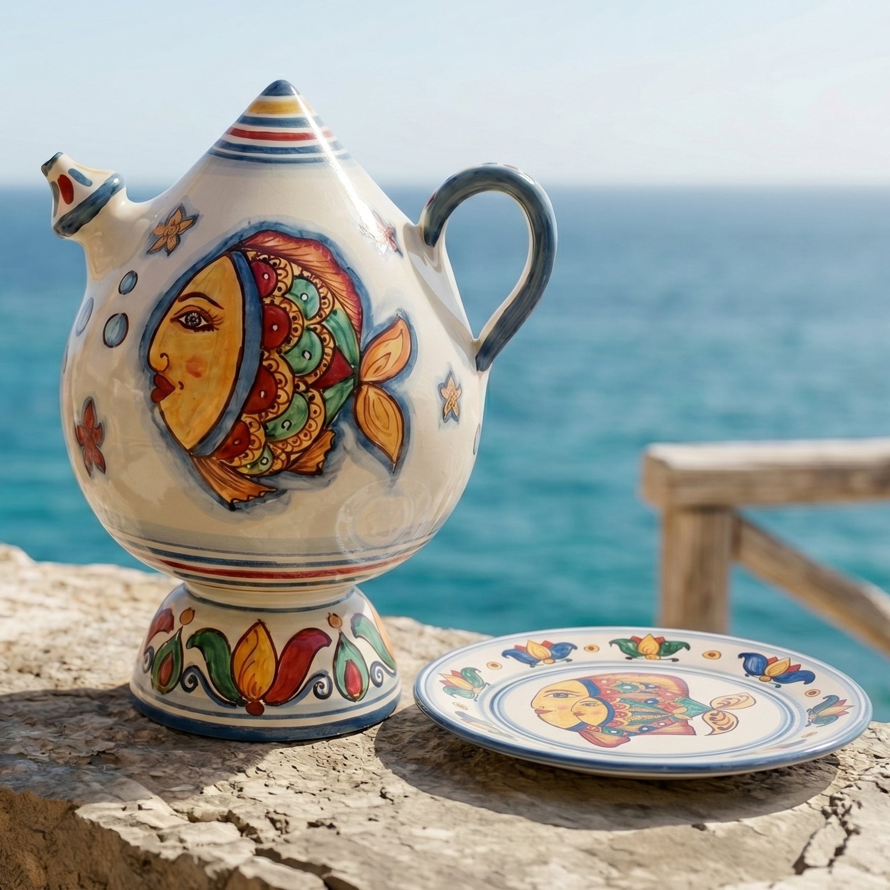 Bummulu Malandrino, Decoro Pesci. Ceramica siciliana di Caltagirone, Sofia