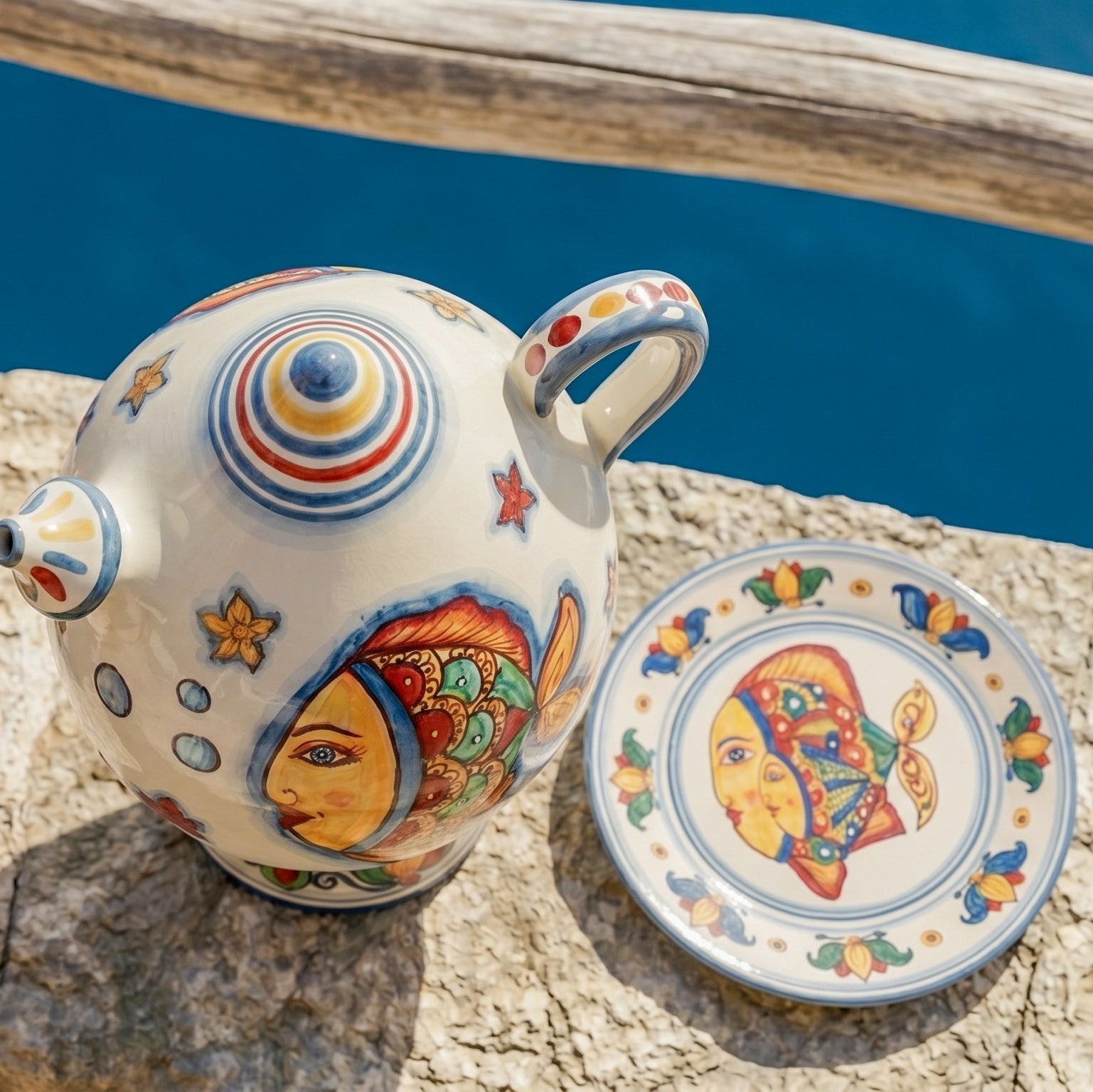 Fangotto, Decoro Pesci. Ceramica siciliana di Caltagirone, Sofia