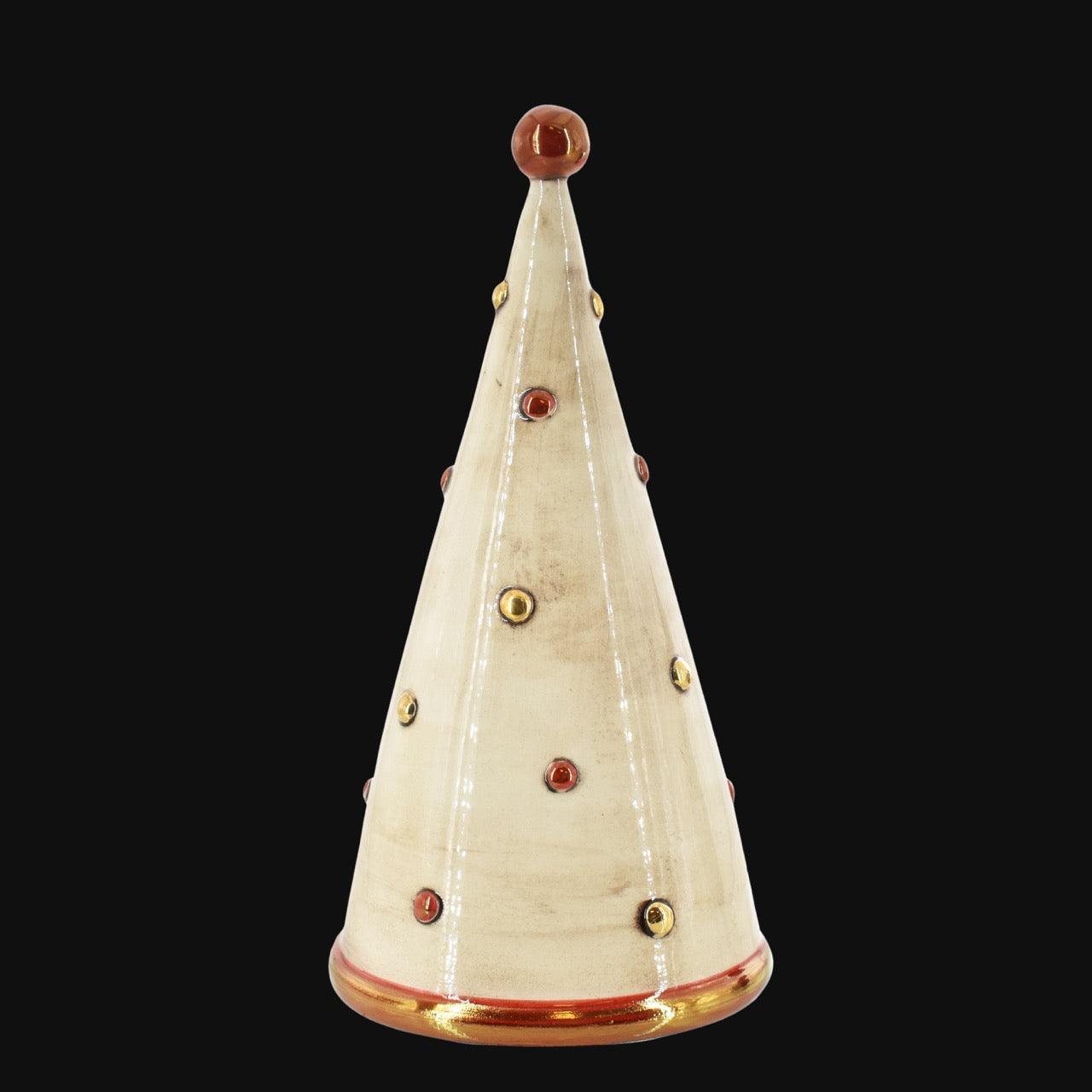 Albero di Natale Cono, Linea Moderna, Diverse Colorazioni. Ceramiche Sofia, Caltagirone