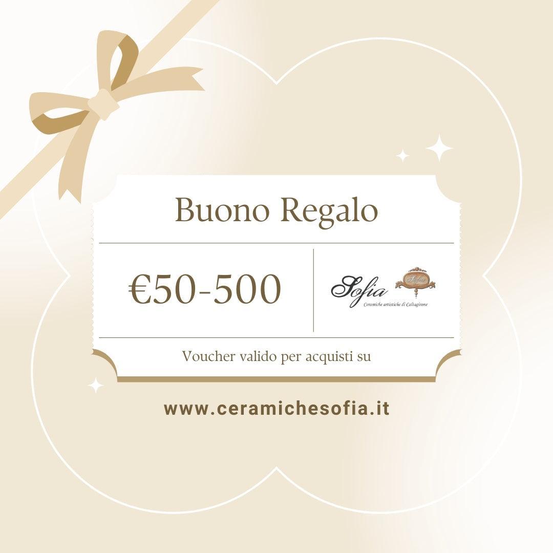 Buono Regalo Sofia Ceramiche, Ceramica Artigianale di Caltagirone. Ceramica di Caltagirone