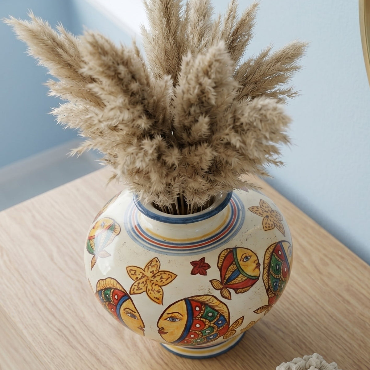 Vaso Palla, Decoro Pesci. Ceramica siciliana di Caltagirone, Sofia