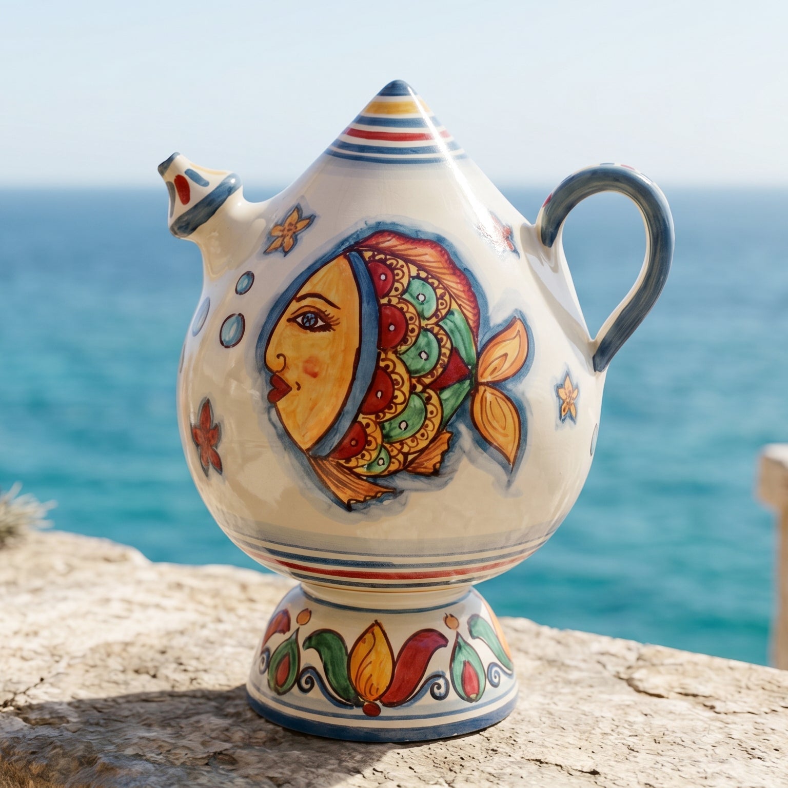 Bummulu Malandrino, Decoro Pesci. Ceramica siciliana di Caltagirone, Sofia