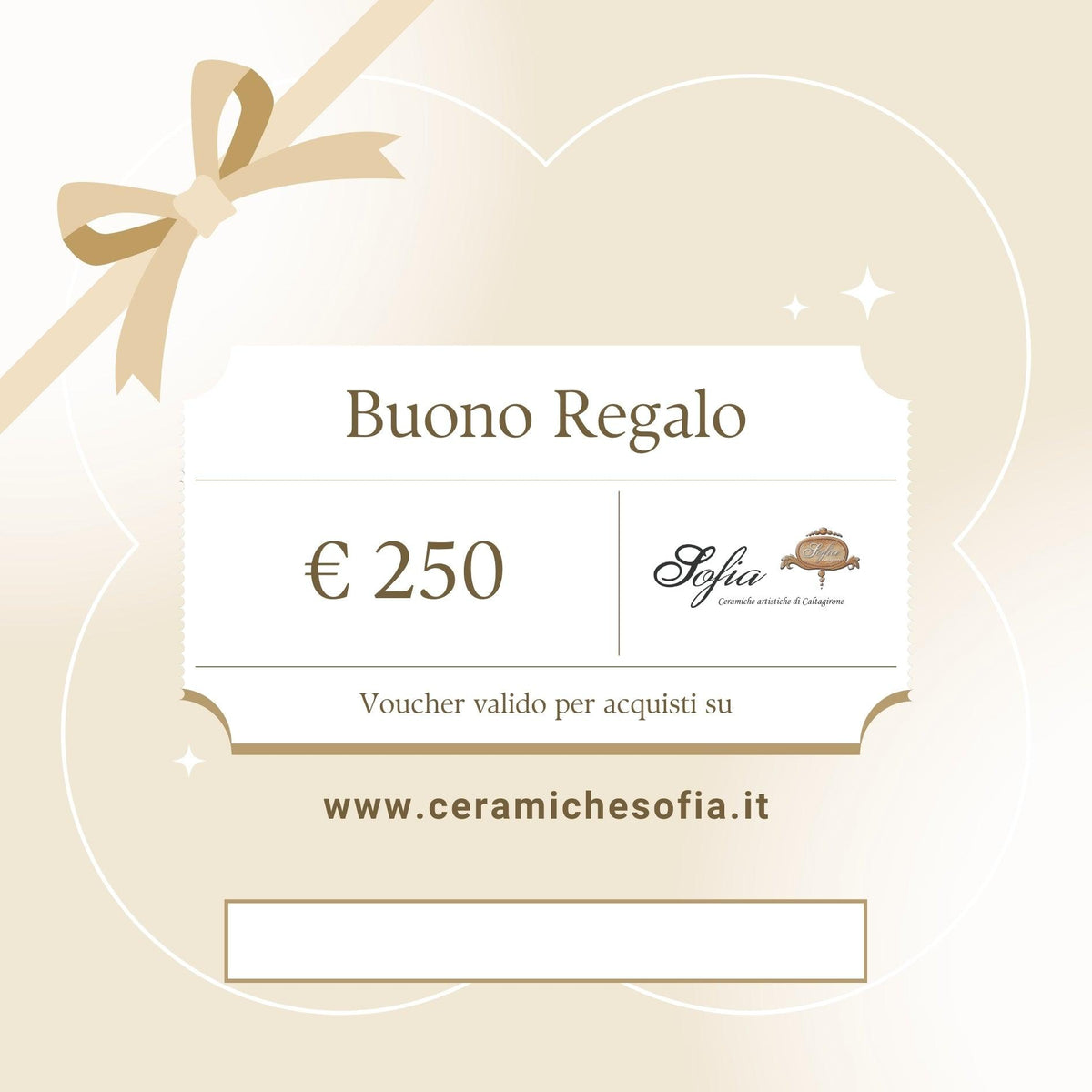 Buono Regalo - Sofia Ceramiche - Ceramiche di Caltagirone Sofia