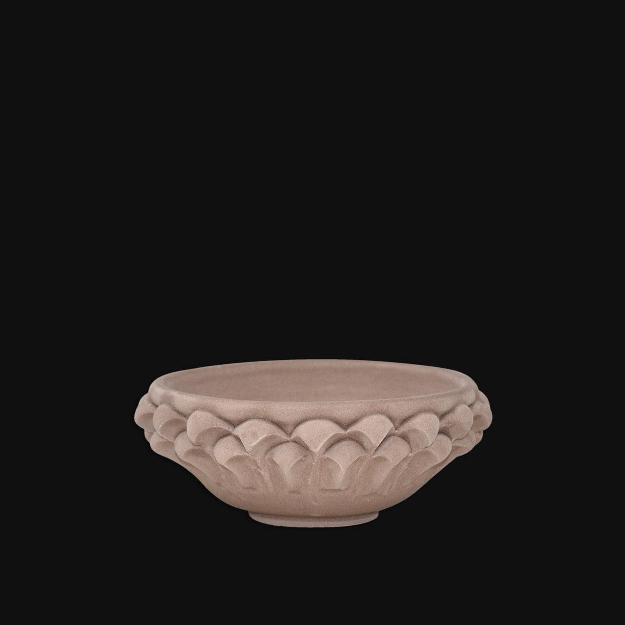 Ciotola a Pigna, Tortora Opaco. Ceramiche Sofia, Caltagirone